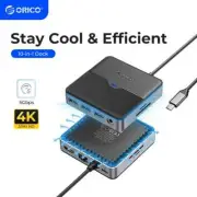 ORICO Type C Docking Station USB 3.0 HUB 4K60Hz HDMI-compatible RJ45 PD Adapter