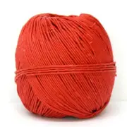 1mm Polished Hemp Twine Red 20lb test 400' Cord Macrame Jewelry String
