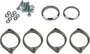 MagiDeal Exhaust Flange Repair Kit, Accessories, 18101405737 Easy to Use Sturdy with Bolts Flange Clamp Repair for E46 M3