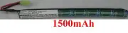 BATTERIE 9.6V 1500mAh Type NS120C31MT Connector Mini Tamiya For Airsoft Gun