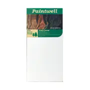 25x50cm(10x20"Inch) 6pcs - 340GSM Acrylic Artist Premium Quality Pre-Stretched Canvas Frame Triple Gesso Primed Deep Edge 100% Cotton White Professional Blank Canvases