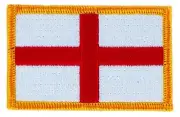 Patch embroidered Patch Flag ENGLAND ENGLISH Fusible Badge Coat of arms