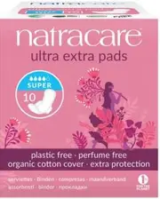 Natracare Ultra Extra Pads Super (Wings) 10pk