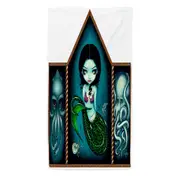 Mermaid with Cephalopods Octopus Squid Microfiber Beach Towel