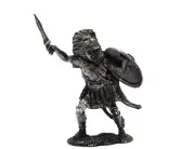 Tin 54mm Greece. Carthage Officer Figure 1:32 Scale Sculpture