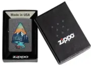 Zippo Mountain Design Iron Stone Pocket Lighter