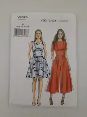 Vogue Sewing Pattern 9075 V9075 Misses Dress Jumpsuit Pattern Size 6-14 NEW