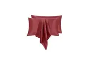 Linenova Silky Smooth Satin King Pillowcase 2 Pack