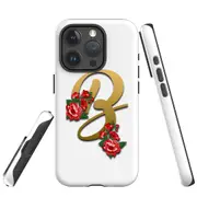 For iPhone 15 Pro Max Case, Shielding Cover, Letter B