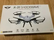 SKY RIDER Pro Quadcopter Drone with Wi-Fi Camera, Remote and Phone Holder