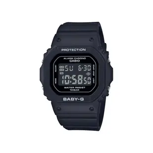 CASIO卡西歐 BABY-G 輕巧纖薄 百搭黑 經典系列 BGD-565U-1_37.9mm