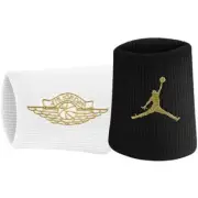 NEW Jordan Jumpman X Wings Wristbands 2.0 by NIKE Black / White