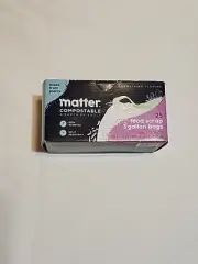 Matter Compostable Food Scrap 3 Gallon Bags 25 ct Non-Scented Split Resistant