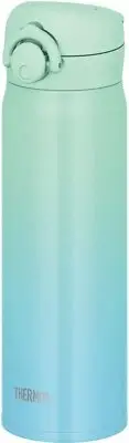 Thermos Water Bottle, Vacuum Insulated Mobile Mug, 500Ml, Mint Gradient, No.141