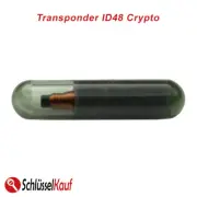 Transponder ID48 Crypto Chip Glas Wegfahrsperre Chip passend für Audi VW Skoda