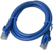8Ware Cat6a UTP Snagless Ethernet Cable, Blue, 1m Length