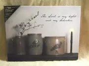 Lord is my Light Lighted Canvas Wall Decor Sign Bittersweet Crock Billy Jacobs