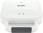 Breville Deep Fill Toastie Maker | 2 Slice Sandwich Toaster | Non-Stick Plates | Cooks a Toastie in 5 Minutes | White [VST091]