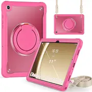 For Samsung Galaxy Tab A9+ Sm-X210/X216/X218 Case Drop-Proof Pc+Tpu Cover With Shoulder Strap