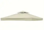 Beige 3x3 Mimosa Gazebo Cover Replacement CANOPY ONLY -New Outdoor living