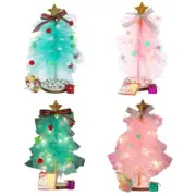 Christmas Tree Decoration for Side Table or Desk with Warm LED Lights Ornament