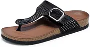 [Skechers] Women's Arch Fit Granola-Enchanted Sparkle Flip-Flop