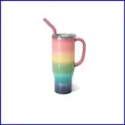 Dishwasher Safe 30oz Stainless Steel Tumbler with Handle - Travel Essential