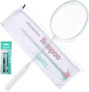 Badminton Racket Professional, Carbon Fiber Badminton Racket Set with Grip & Bag