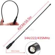 SMA-Female Tri-Band Antenna Baofeng UV-5R III BF-A58S UV-82 III UV-S9 Plus Radio