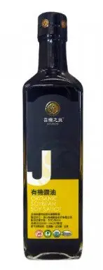 在飛比找Yahoo!奇摩拍賣優惠-【喜樂之泉】有機黃豆醬油/500ml/瓶🚫超商限2瓶🚫非基因