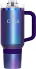 Chameleon Stainless Steel Tumbler with Handle, All-Day StrawSip, Double-Wall,,