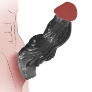 Sleeve Condom Male Cock Girth Enlarger Enhancer Penis Extension Extender Sheath
