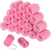 18 Pieces Sponge Hair Rollers 40 mm Soft Foam Hair Styling Curlers Large Size Hairdressing Curlers for Women and Kids (40 mm)