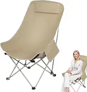 Foldable Chairs for Outside - Portable Patio Chair,Ergonomic Seat Camping Gear for Travel Sports Hiking Fishing Picnic Beach Backyard Garden