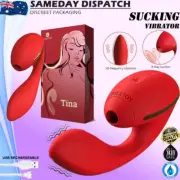 KISTOY Sucking Rabbit Vibrator Dildo GSpot Clitoris Stimulator Auto Heat Sex Toy