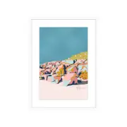 Terracotta Cove Framed w/ Standard White Border 30x45cm