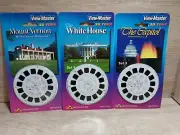 Washington D.C. The Capitol, White House And Mount Vernon 3d View-Master SEALED
