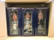 2001 Milwaukee Brewers Hand Painted Bobble Head Full Set of 3 MLB Pepsi NIB