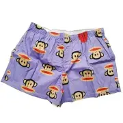 Vintage Paul Frank Womens Boxers, Boxer Shorts, Underwear, Julius, Purple, LG