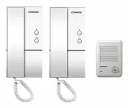 COMMAX 1 to 2 Audio Intercom with Doorbell DP-LA01/DR-201D