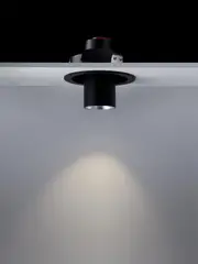 MFL By Masson Titan LED Recessed Adjustable 120mm Cut Out Downlight in Black