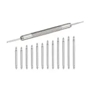 12pcs 18-25mm Watch Band Link Pins with Spring Bar Tool 1.4mm Dia Spring Bar Pin