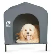 Fido & Fletch Soft Dog Kennel House Durable Polyester Mat DIY Assembly - MEDIUM