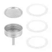 Aluminium Filter Replacement,74x64x4.5mm for 9-Cup Use Mocha Coffee Maker Pot