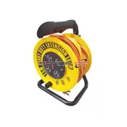 ULTRACHARGE 25m Handyman Extension Power Cable Reel with 4 Way Surge Power Board
