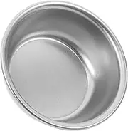 WATIIFUFU Sauce Plate Small Condiment Dish Metal Plate Round Shape Suitable for Ketchup Mayonnaise Mustard Easy to Use