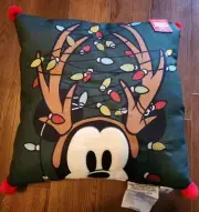 St. Nicholas Square® Disney's Mickey Antlers CHRISTMAS Throw Pillow