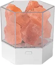 Sarini Rock Salt Lamp, Natural Crystal Salt Light, Sleeping Aid and Stress Relief