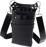 PU Barber Scissors/Shears Waist Bag Combs Clips Holder Pouch Black