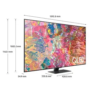 SAMSUNG三星85型QLED 4K 量子電視QA85Q80BAWXZW_含配送+安裝【愛買】